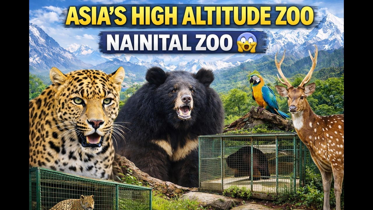 Asia&rsquo;s High Altitude Zoo 🏔️ | Nainital Zoo Full Tour | Tiger, Leopard, Himalayan Bear & Red Panda .