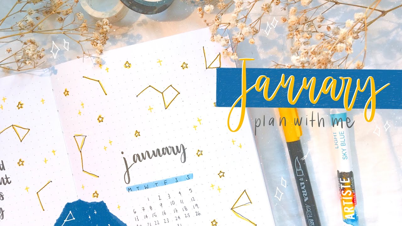 PLAN WITH ME January 2020 || Bullet Journal Set Up