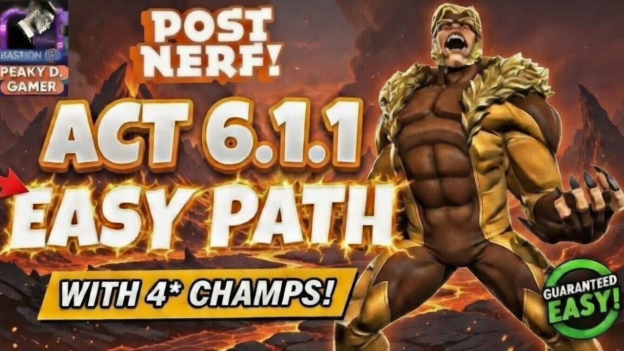 ACT 6.1.1 ЛЕГКИЙ ПУТЬ С ИСПЫТАНИЕМ ЧЕМПИОНОВ 4* | MCOC | 2026 |