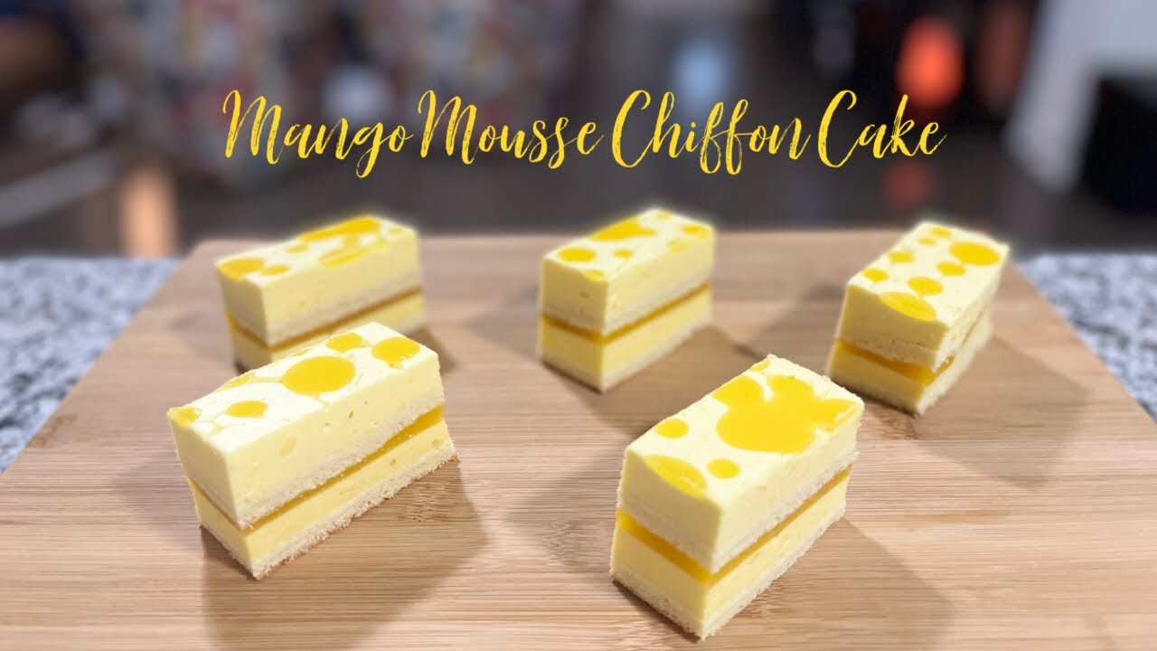 Mango Mousse Chiffon Cake | Mango Recipes | Summertime Desserts | Insatiable
