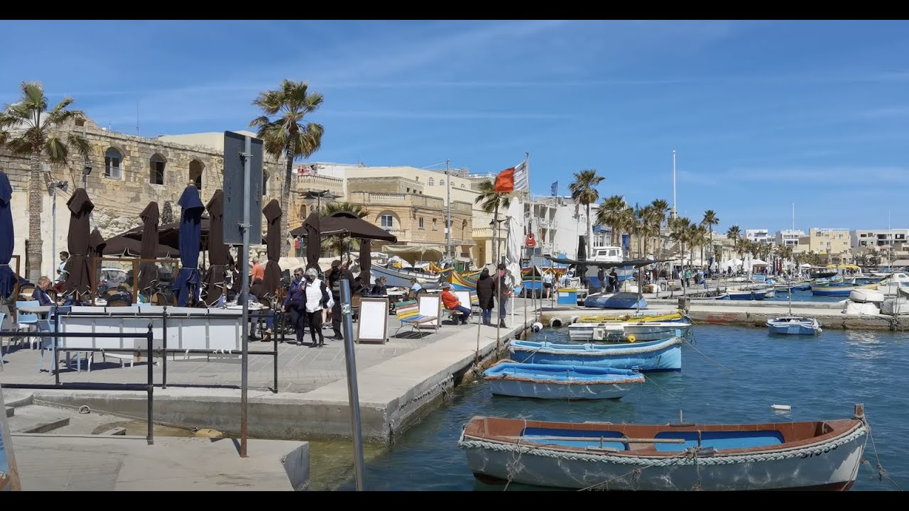 Malta - 4K - Marsaxlokk