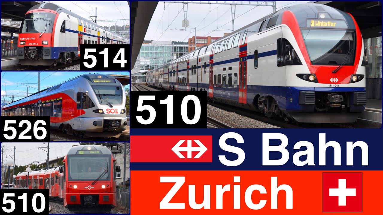 S Bahn in Zurich [Departure, Arrival, Pass]