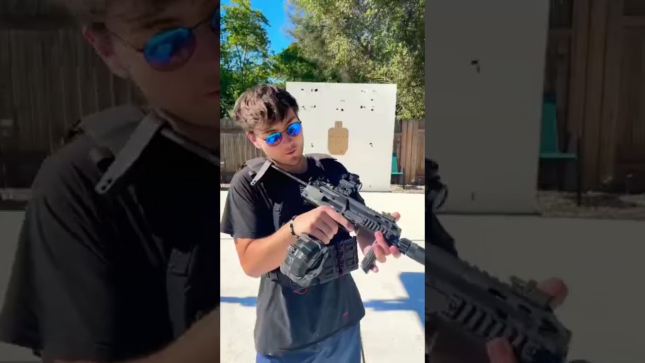 Crazy MP7 With Drum Mag Review and Shooting Test!
