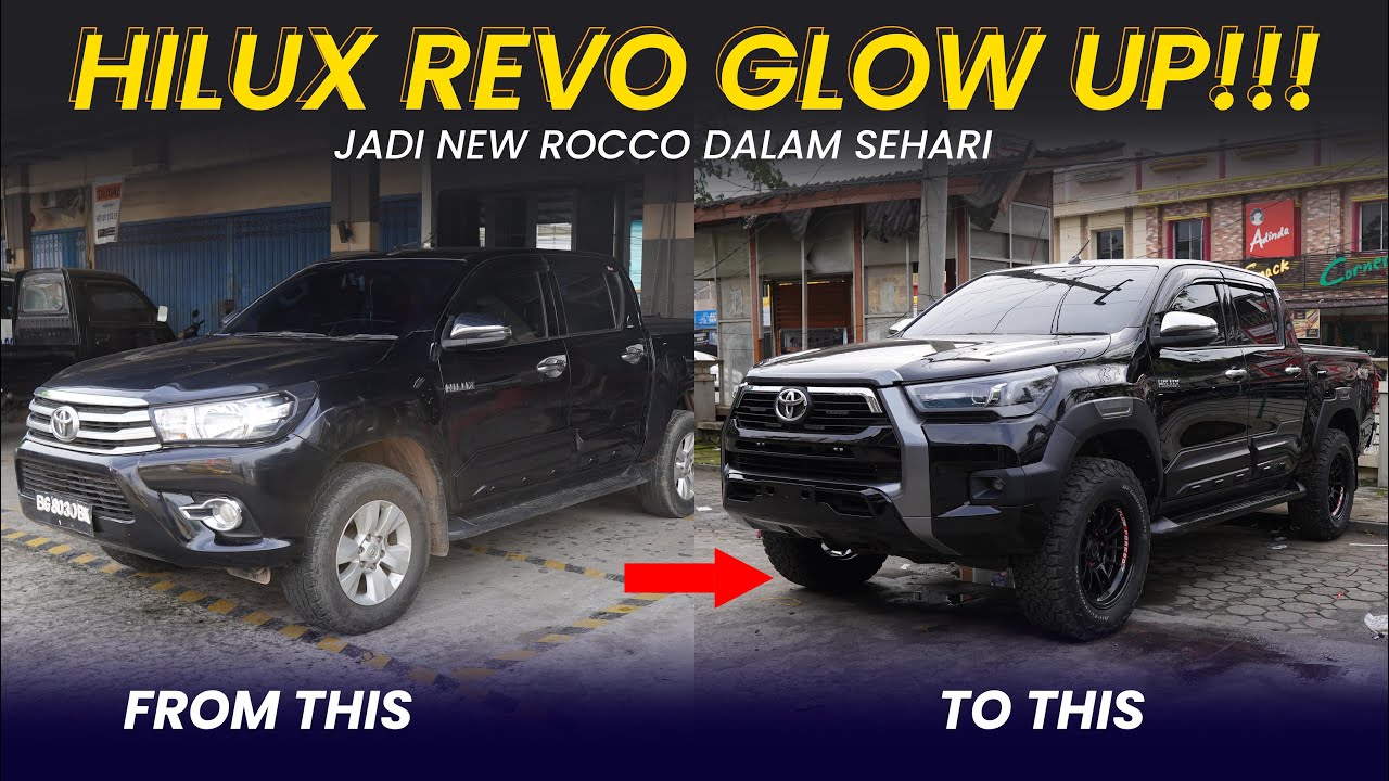 GOKILLL... KEREN ABISS !!! HILUX REVO BERUBAH JADI HILUX ROCCO DALAM SEHARI SAJA