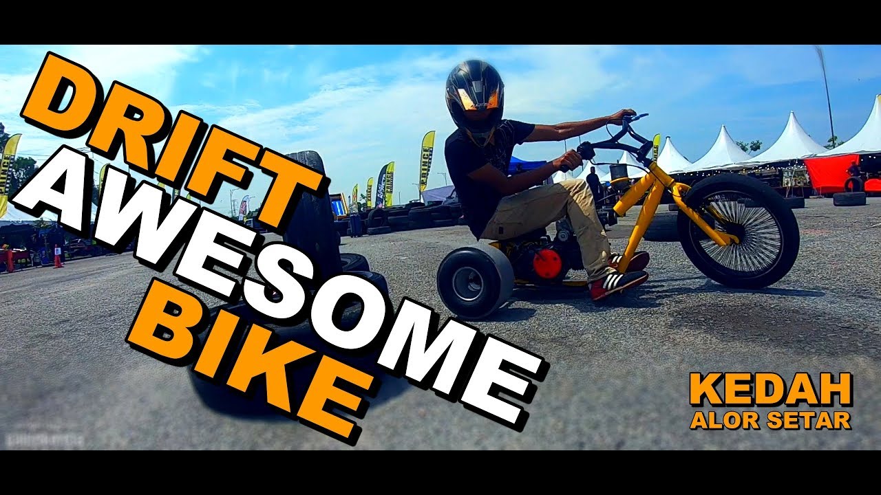 DRIFT BIKE DI KEDAH - BUKAN KALENG KALENG | DRIFT TRIKE | ROCKBIKE DRIFT