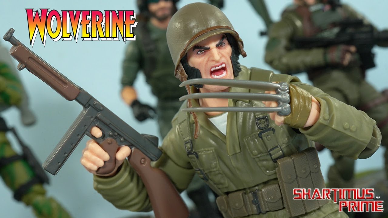 Обзор фигурки Marvel Legends WWII WOLVERINE Logan Execution BAF Wave от Hasbro.