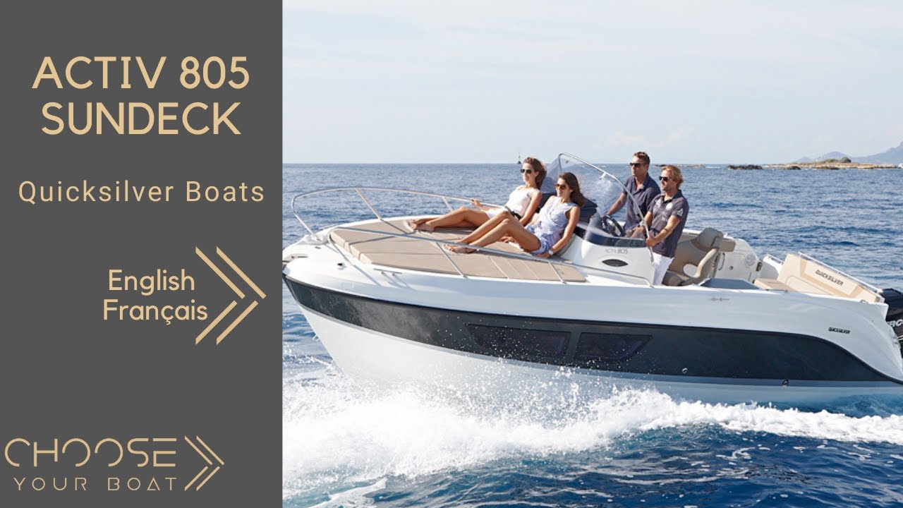 ACTIV 805 SUNDECK QUICKSILVER Video (English +Français)