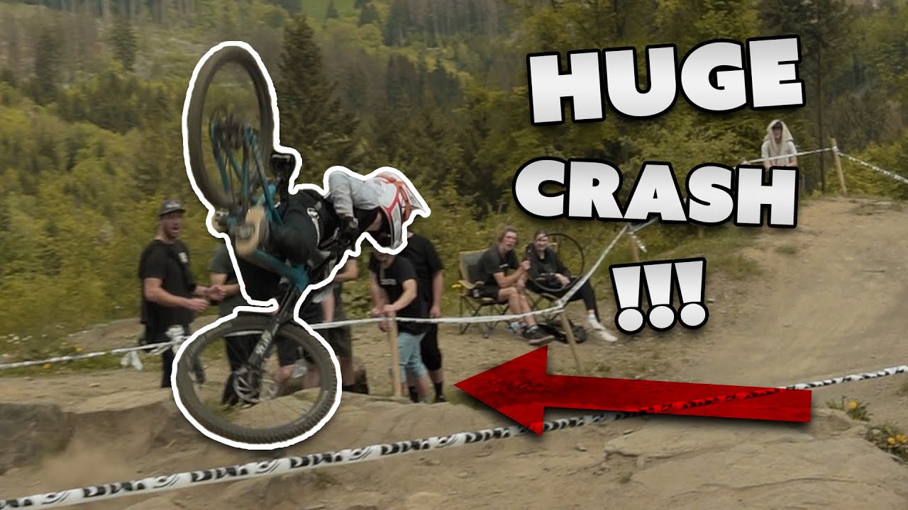 BIG MTB CRASH! IXS DOWNHILL CUP Winterberg 2023 | RAW