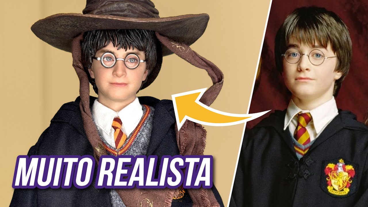 Figura do Harry Potter da INART! Os detalhes são INCRÍVEIS! 😱 | UNBOXING E REVIEW