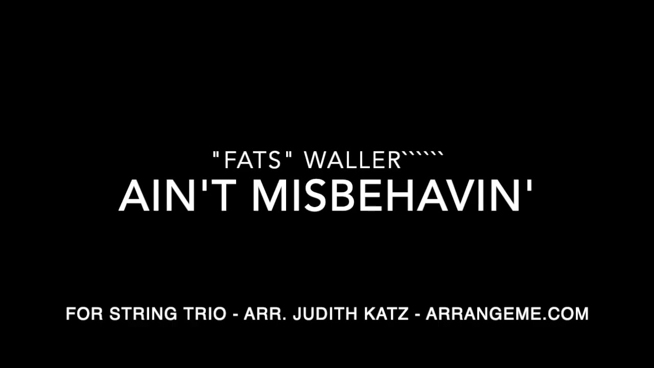 Ain't Misbehavin'