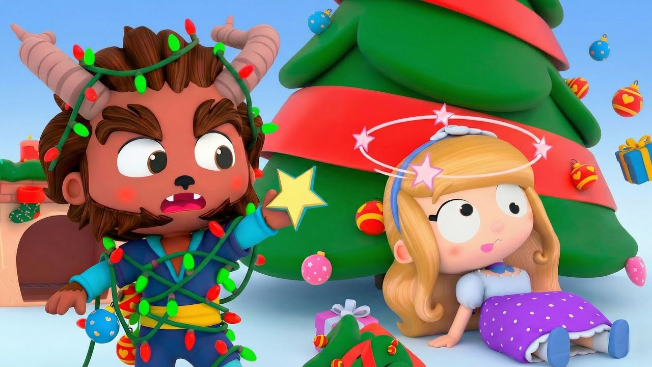 Зверь нуждается в помощи с рождественской елкой! 🎄 Мультфильмы для детей | Increditales
