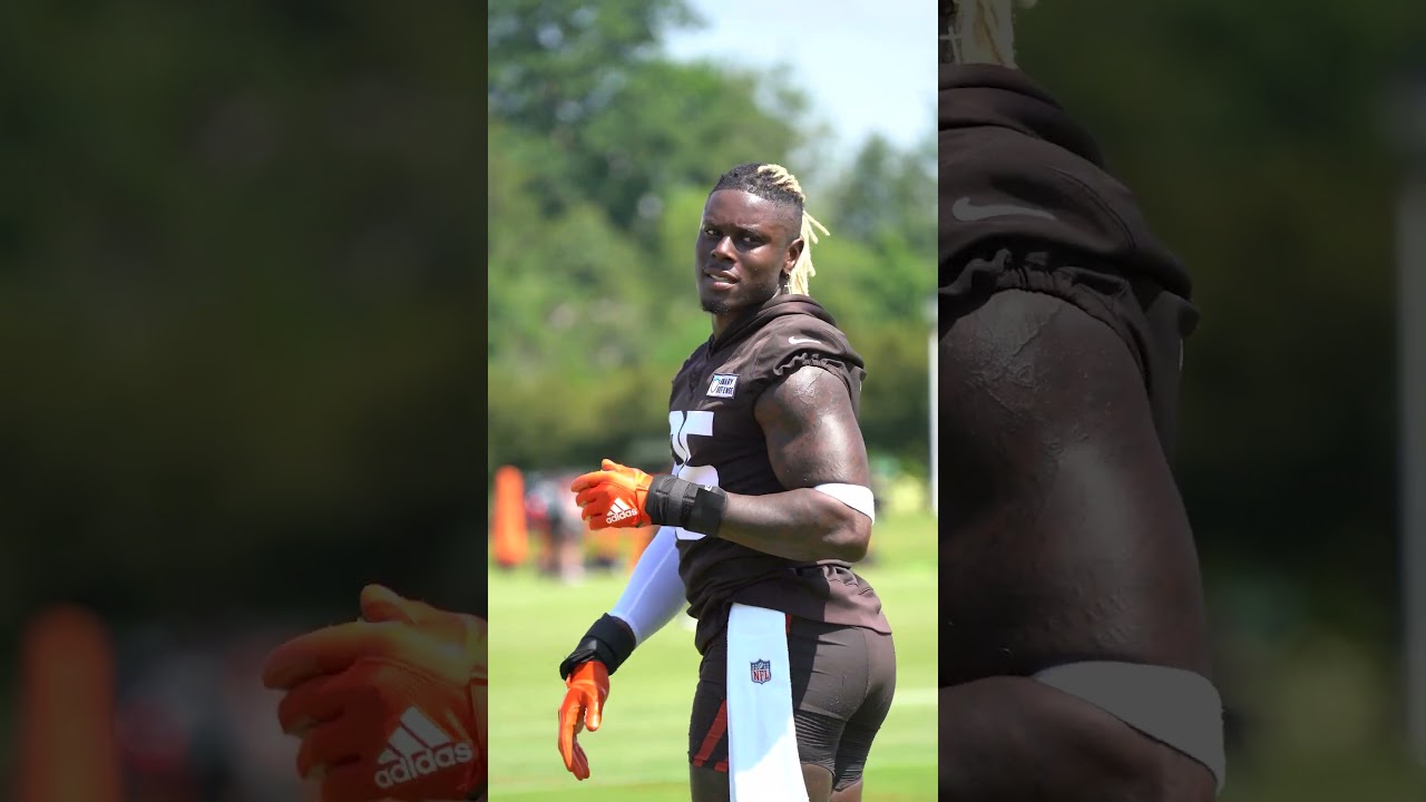 David Njoku is always perfecting his craft💎