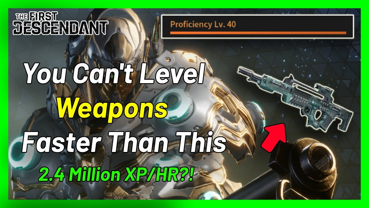 NEW Best Weapon XP Farm | The First Descendant
