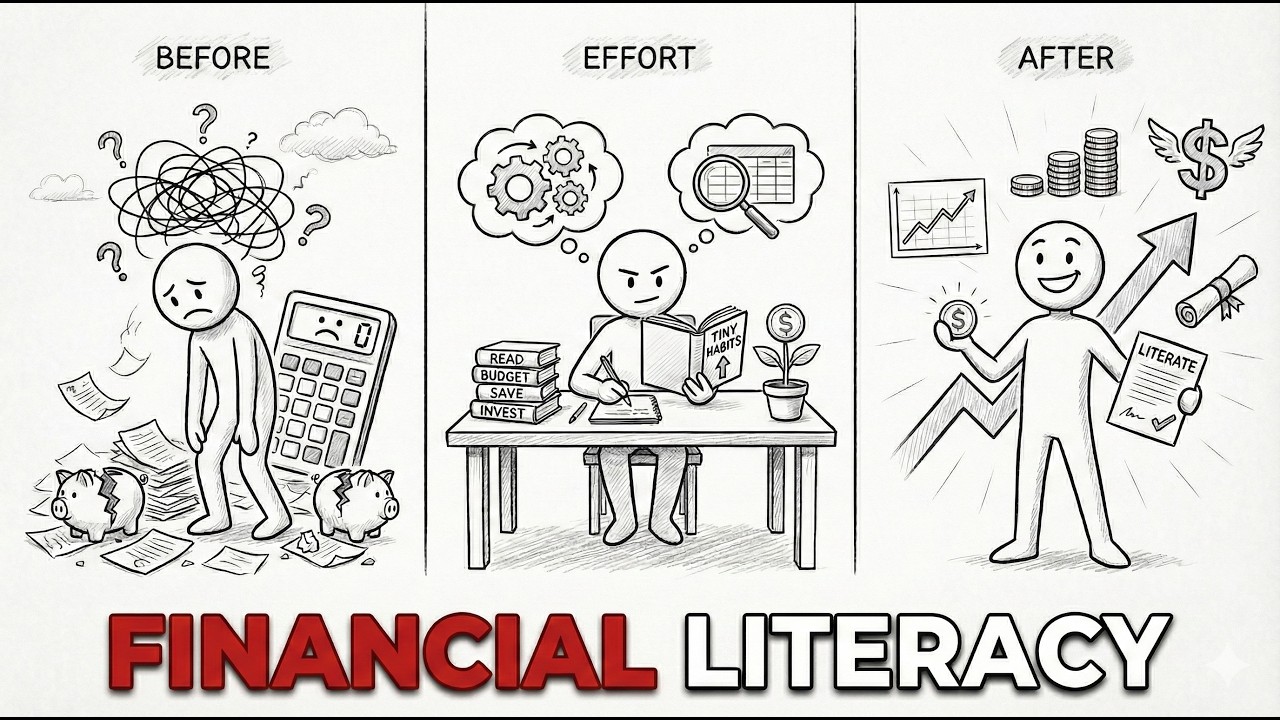 8 Tiny Habits to Become Financially Literate in 2026 (Nobody Teaches This)