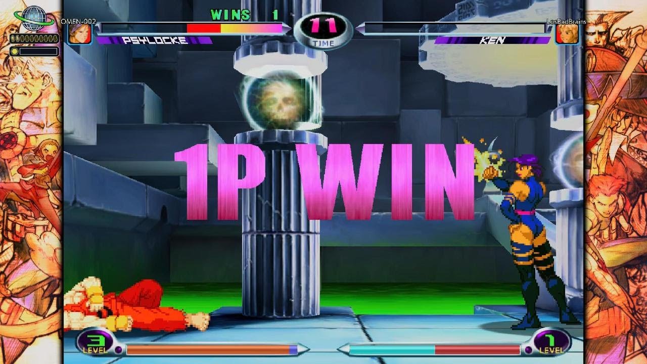 Mvc2 Psylocke 3v1 comeback vs tea bagger