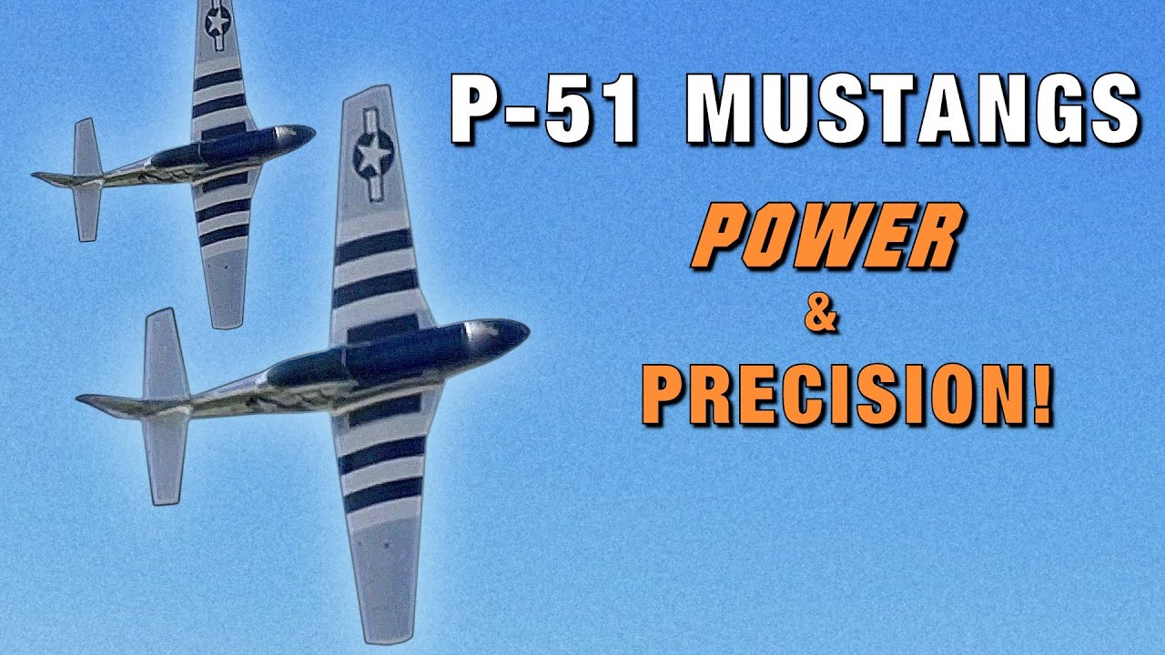 P-51 MUSTANGS: THE HORSEMEN! Spectacular Sound. 