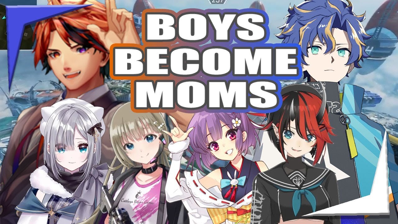 Roberu and Astel become mom to their APEX teams on the same day 【Holostars EngSub】