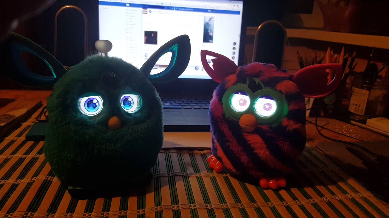 Two furby dancing VNVnation - Space and Time