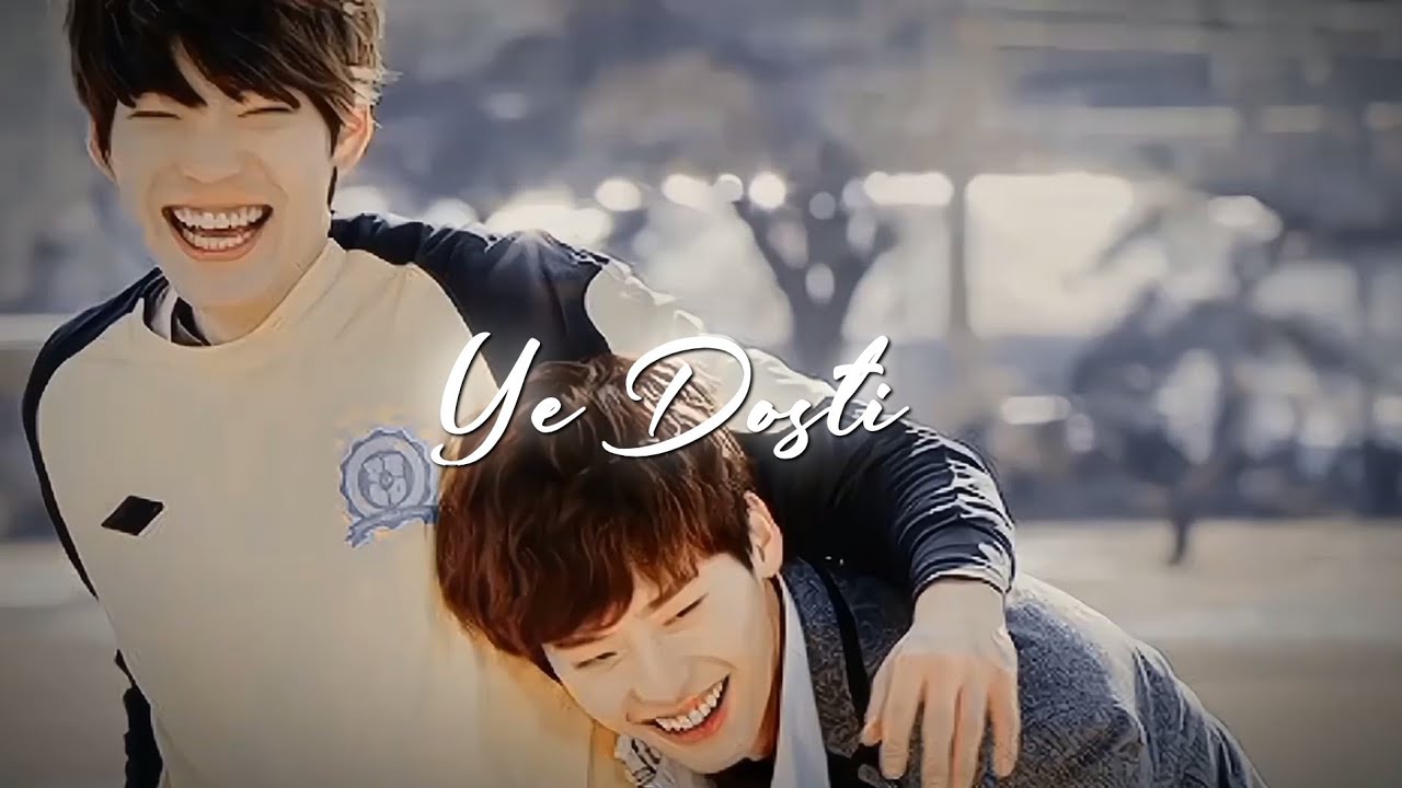 School 2013💞 Korean Bromance mix hindi songs 💞 Hansoo & Namsoon💞 Ye Dosti 💞