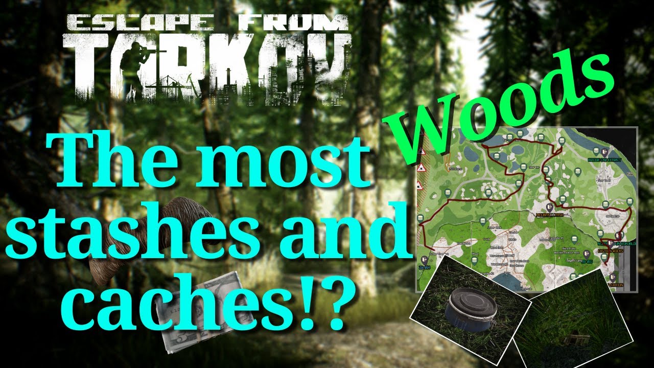 Most efficient cache run in Escape From Tarkov | Woods Stash Run