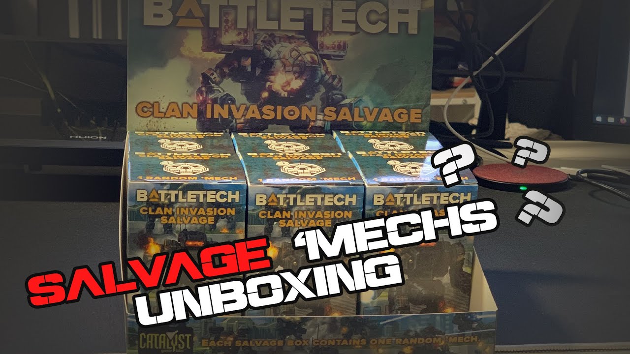 BattleTech Random Salvage 'Mech Unboxing
