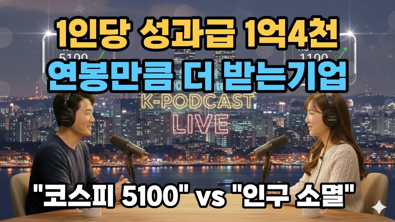 똑똑한10분(아침경제신문) 1인당 성과급 1억4천만원, 연봉만큼 더 받는기업