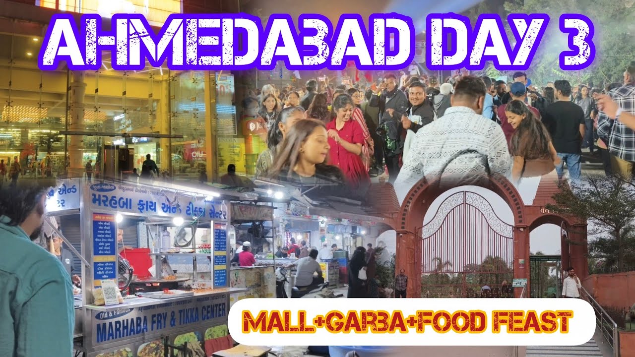 Ved Arcade Mall Shopping, Kids Dance & Late Night Mutton Feast | Ahmedabad Day 3