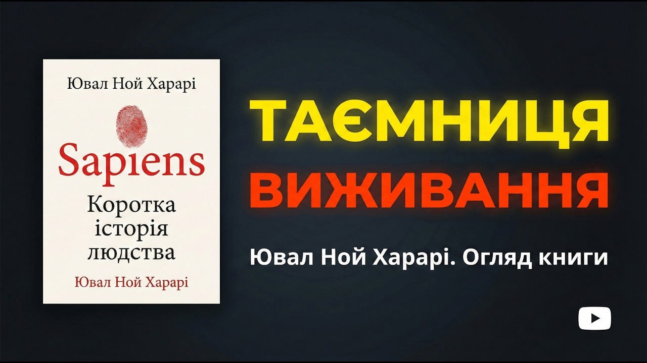 Ювал Ной Харарі «Sapiens: Коротка історія людства» — повний огляд книги