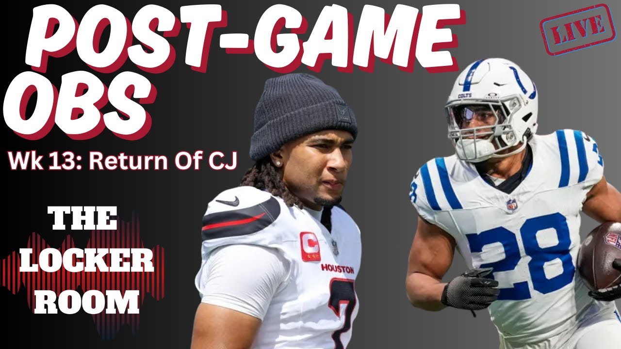 LIVE Post-Game Reaction: Texans Get HUGE, CONTROVERSIAL Win Over Colts In CJ Stroud's Return!
