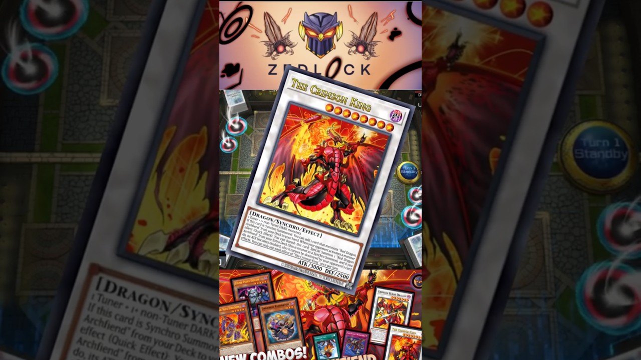 NEW RDA 1-CARD COMBO WITH NEW SUPPORTS! #yugioh #reddragonarchfiend #yugiohtcg