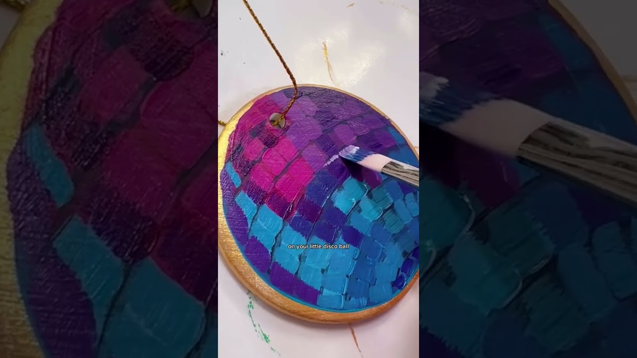 How to Make Disco Ball Ornaments!