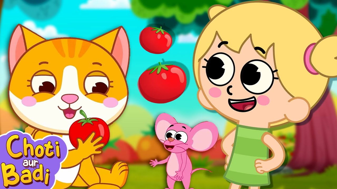 Aaha Tamatar Bade Mazedar | Popular Nursery Rhymes | Hindi Rhymes For Kids | Choti aur Badi