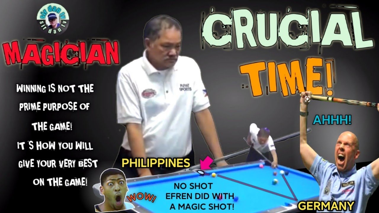 💎CRUCIAL TIME! EFREN REYES DID IT W/ A MAGIC SHOT! THRILLING MATCH! 8 BALL, 9 BALL & 10 BALL FULL HD