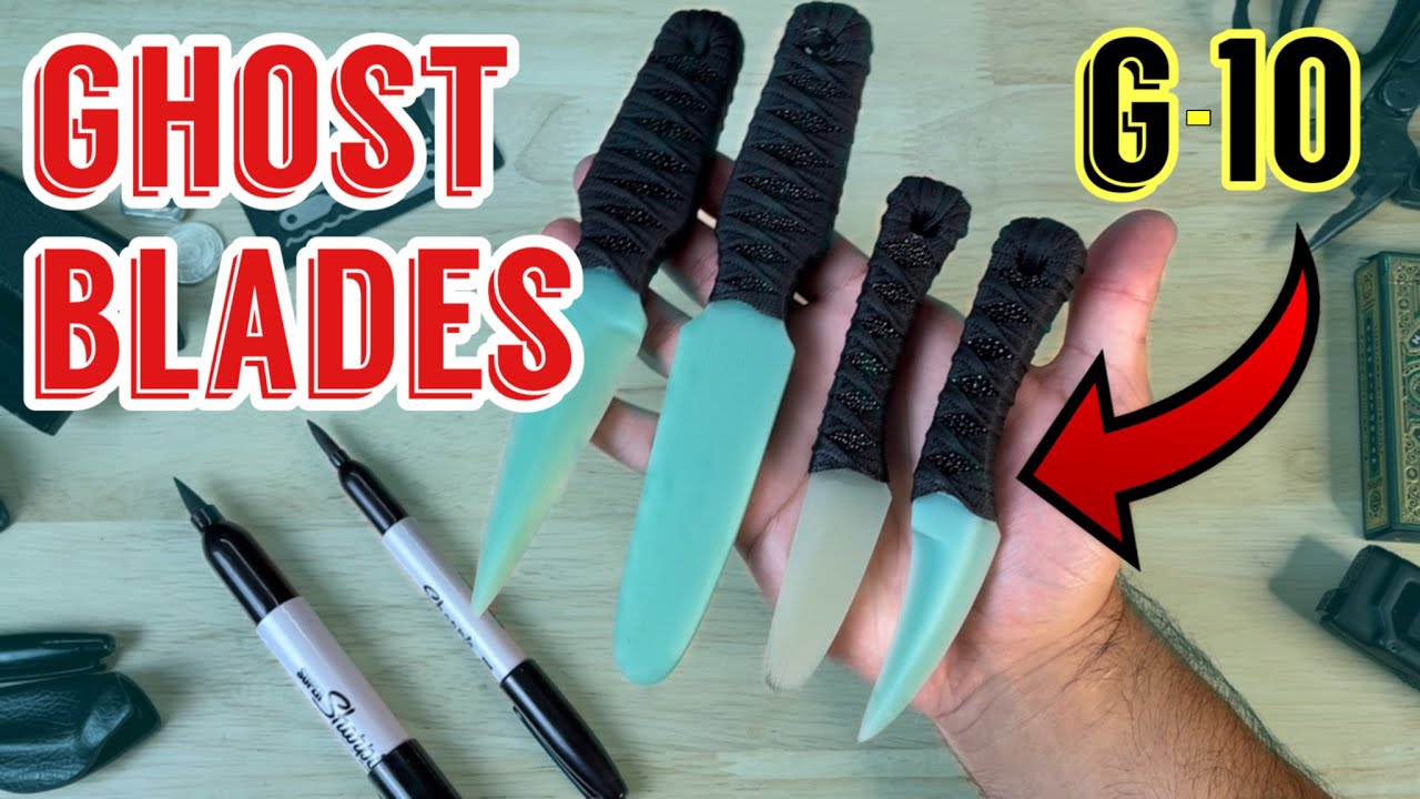 НЕВИДИМЫЕ НОЖИ ДЛЯ САМООБОРОНЫ!? EDC G-10 Ghost Knives от Revenent Corps | Gear Haul + Обзор