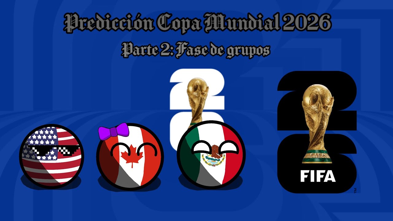 Predicción Copa Mundial 2026 - Parte 2: Fase de grupos | Countryballs