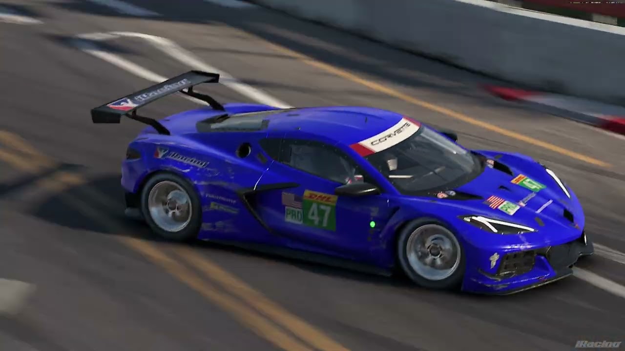 iRacing - Chevrolet Corvette C8.R GTE Hotlaps at St. Pete