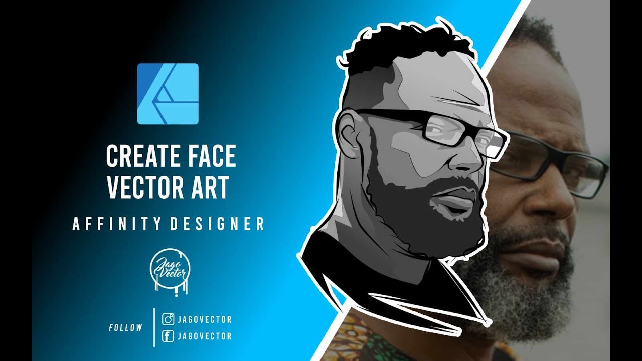 CREATE PORTRAIT VECTOR ART | AFFINITY DESIGNER