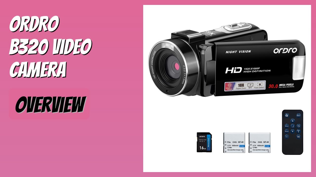 REVIEW (2026): ORDRO B320 Video Camera. Features