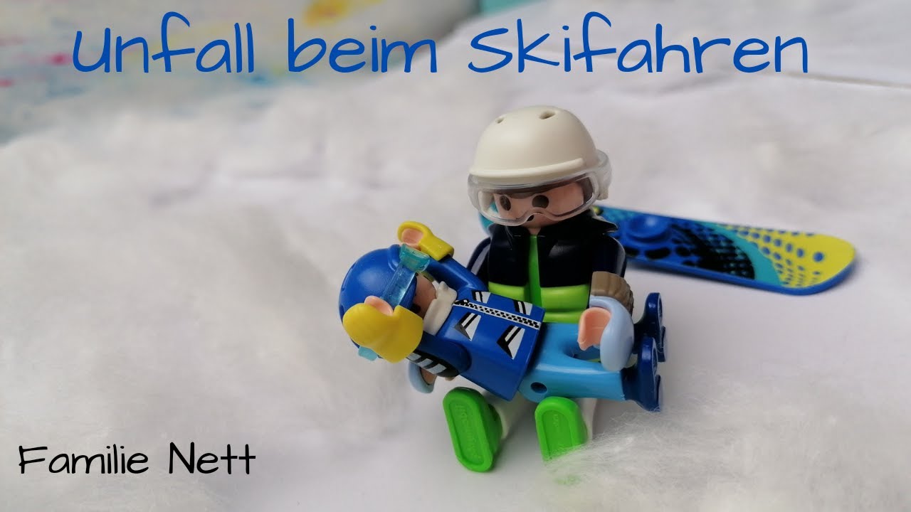 Playmobil Film deutsch - Unfall beim Skifahren - Familie Nett