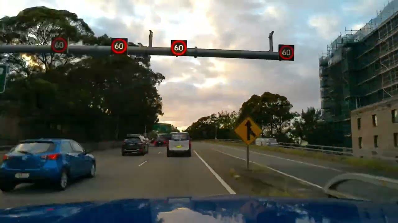 FAST POV Driving Sydney, Australia 🇦🇺 | Morning Commute Sunrise City Drive 1 HR Drive in 4 Minutes