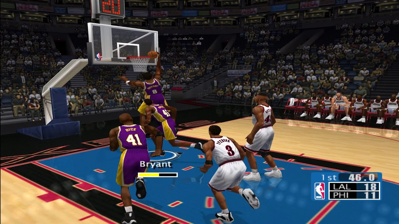 NBA 2K (Dreamcast/1999) LA Lakers VS Philadelphia 76ers PART 1 [4K]