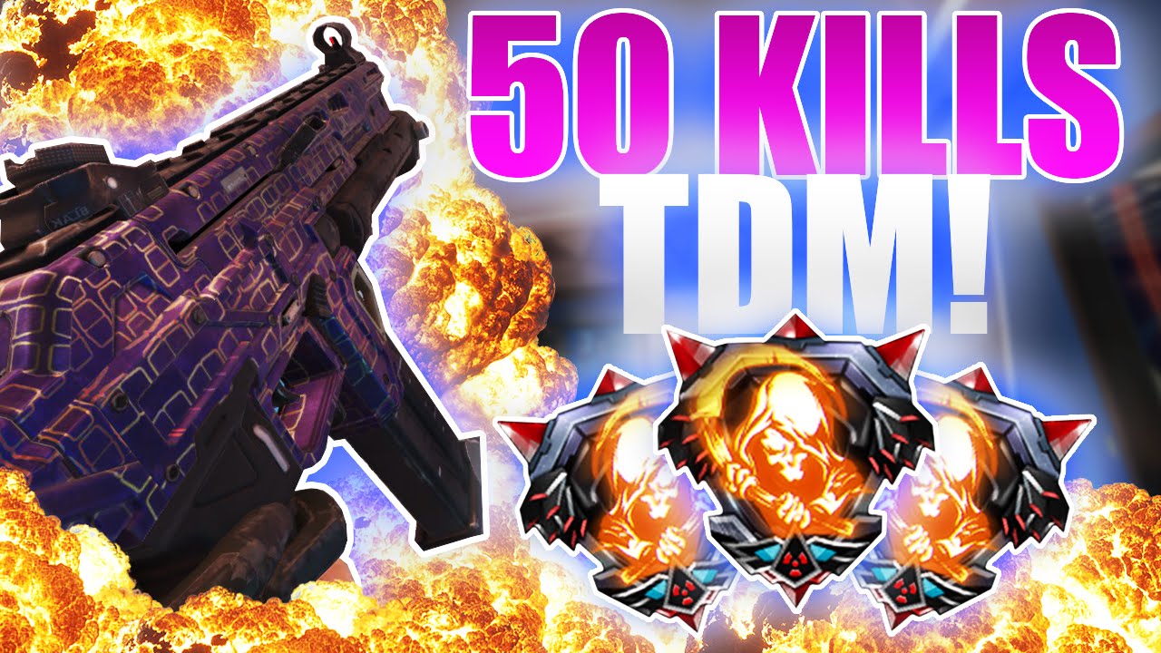 50 KILL TDM NO SCORESTREAKS! + KUDA NUCLEAR! - (Black Ops 3 Nuclear With Every Gun)