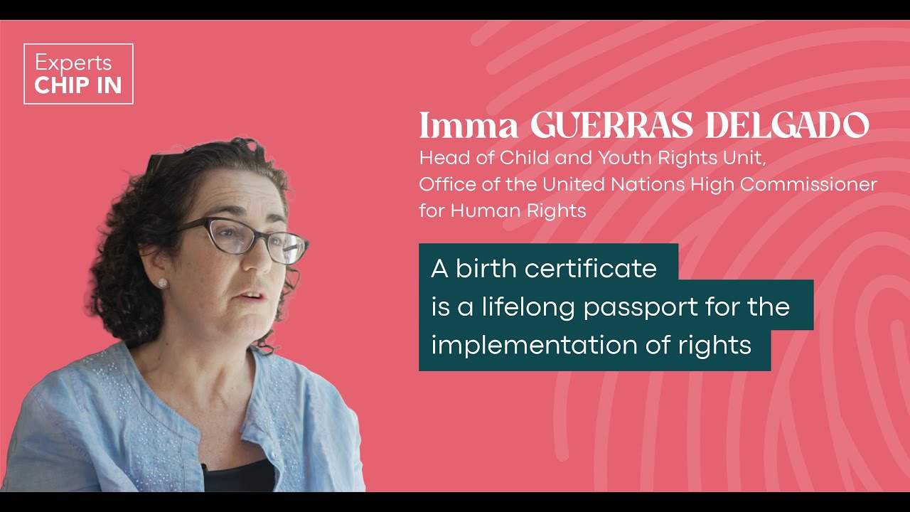 A birth certificate is a lifelong passport for the implementation of rights