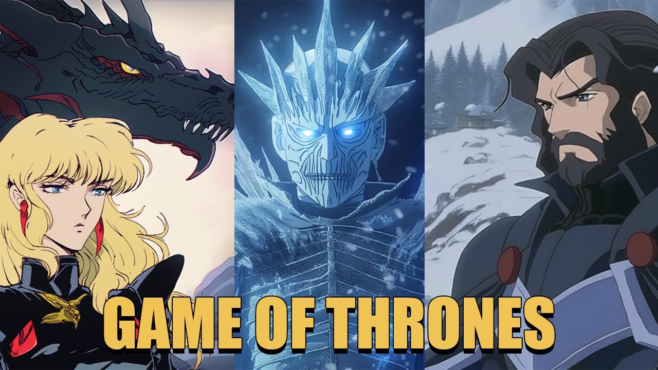 Game Of Thrones as an 80s Anime on VHS
