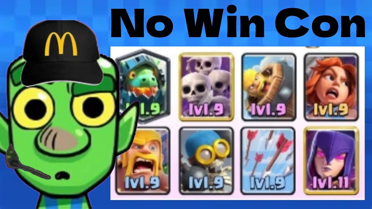 Playing Clash Royale With No Win Condition Until I Lose
