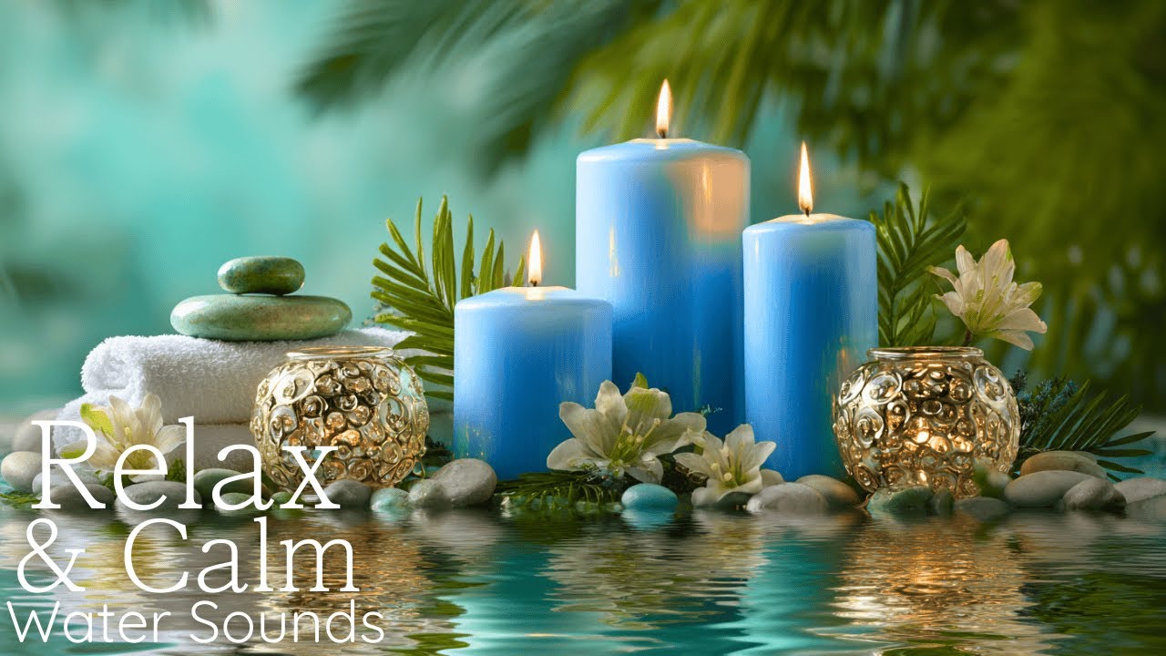 Bamboo Water Fountain + Relaxing Music 🌿 Insomnia Relief, Calm Anxiety & Depression, Deep Sleep