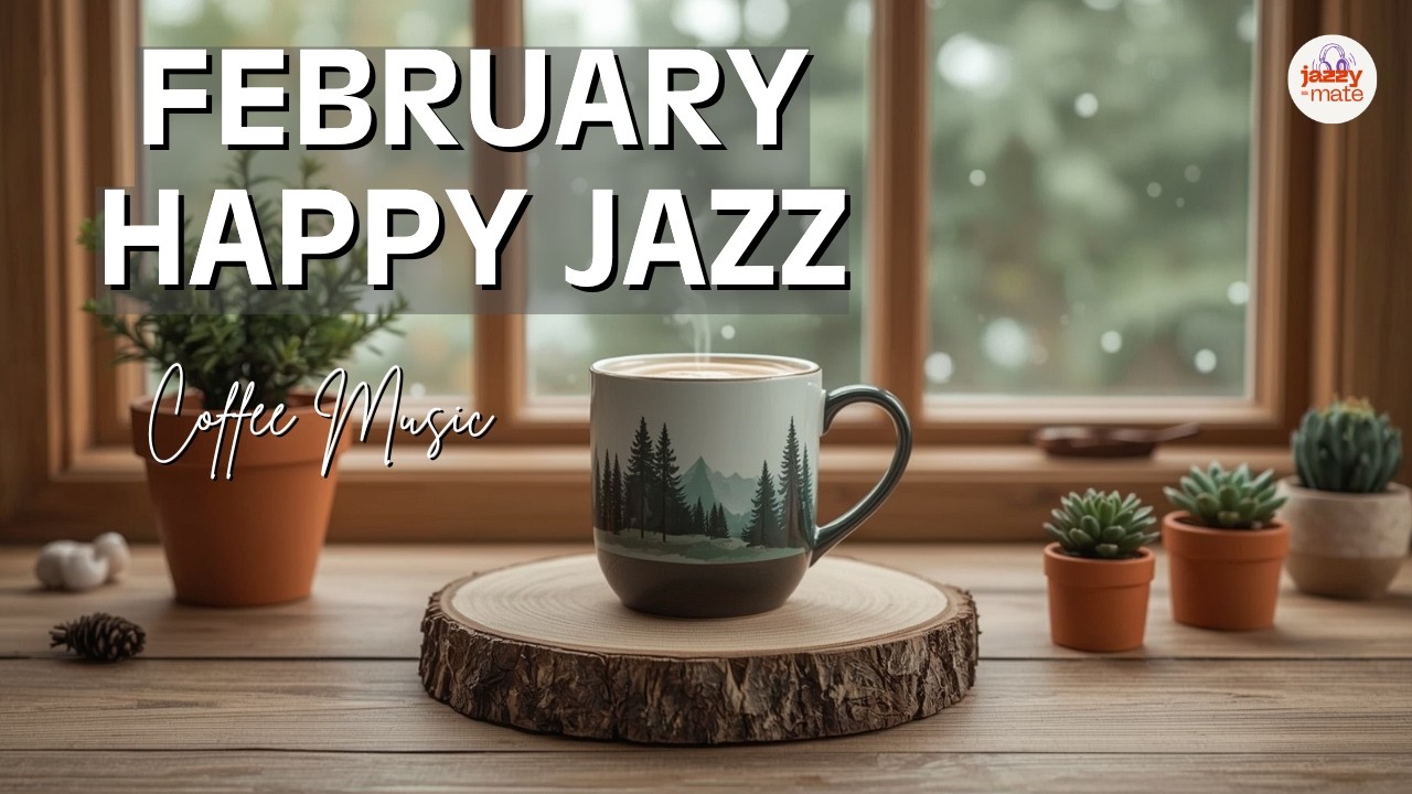 Happy February Jazz ☕ Morning Coffee Music with Relaxing Jazz & Bossa Nova Piano for Great Mood