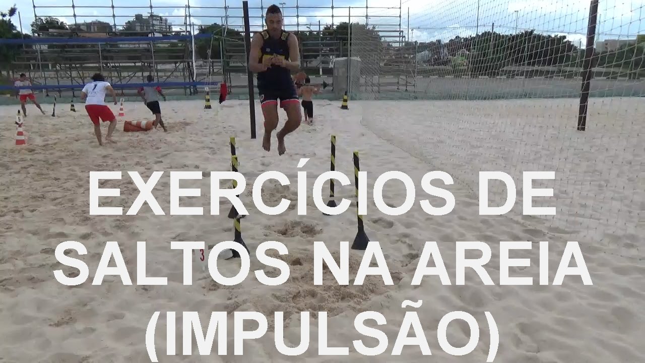 Exercícios de Saltos na Areia   Impulsão