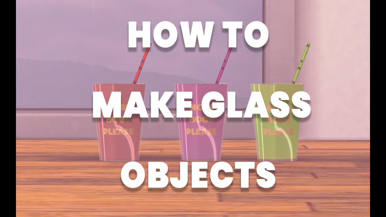 How to create glass objects - The Sims 4 (2021)