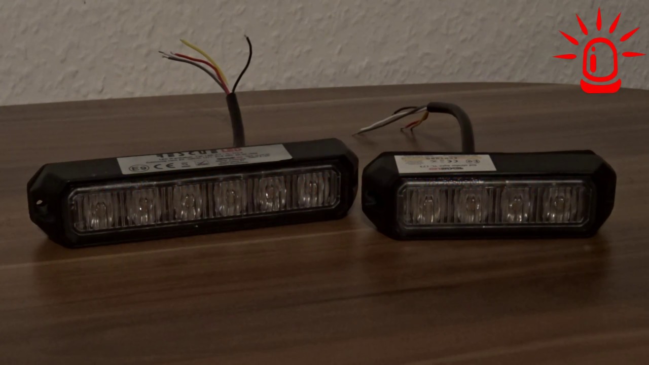 LED Frontblitzer mit Zulassung nach ECE R65 , Baugleich mit Hella BST und Axixtech MS6